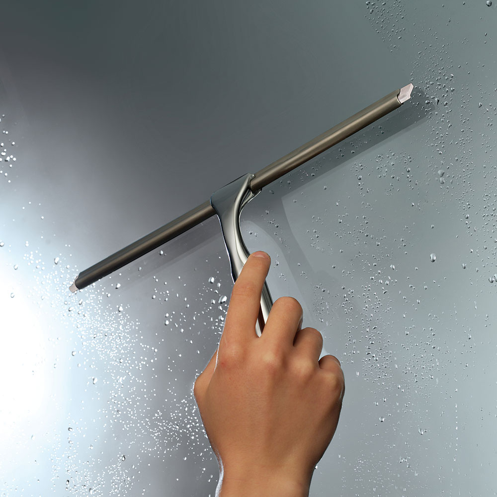 Glaswischer - Duschabzieher für Glaspflege Glaswischer Duschabzieher mit Silikonlippe