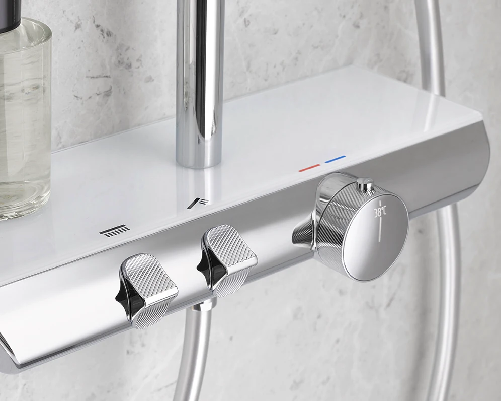 Thermostatarmatur - Sicherheits-Duscharmatur Thermostat Duscharmatur Unterputz mit Verbrühschutz